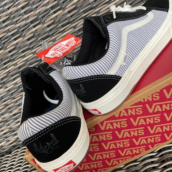 Vans Bmx Old Skool Federal Black/Bl Pinstripe WMNS - Picture 15 of 16